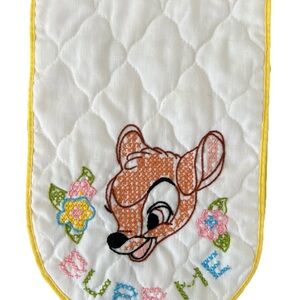 Vintage Embroidered Bambi Burb Cloth Kit by Paragon Needle Craft